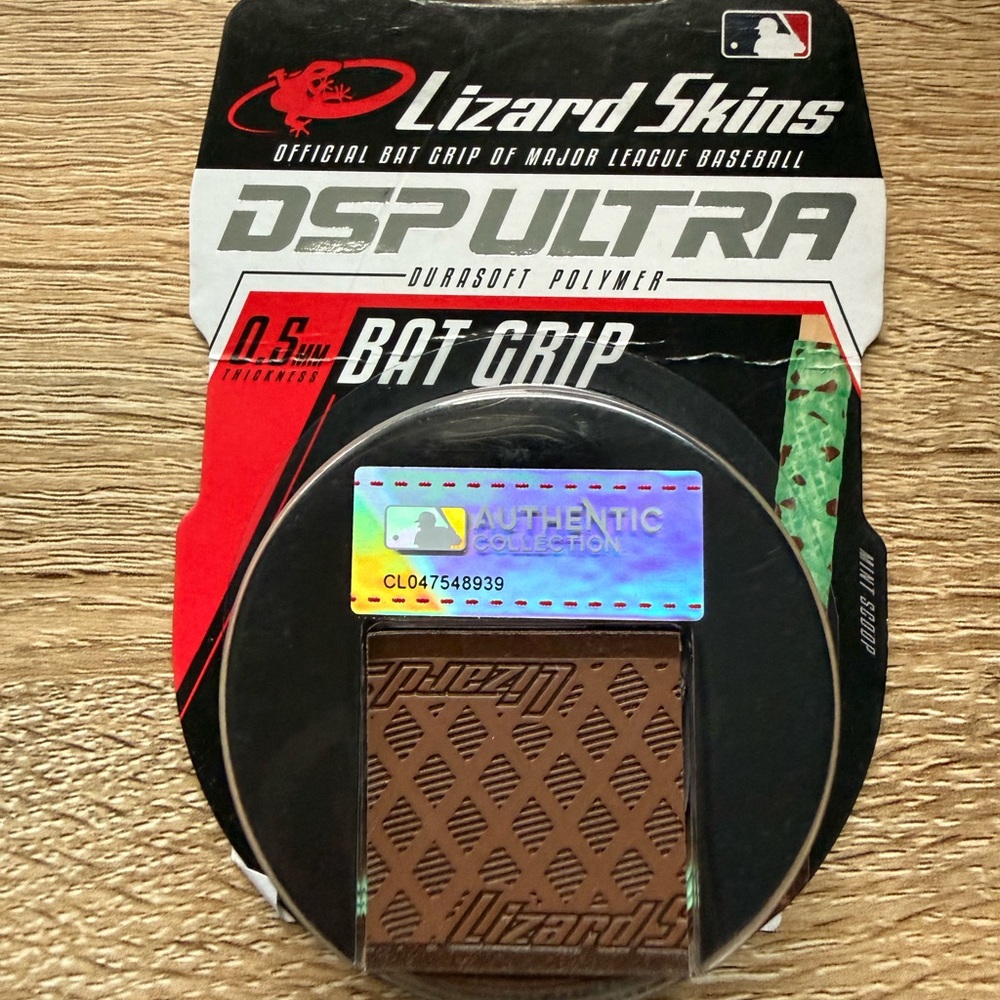 Lizard Skins Green/Brown Pattern Bat Grip